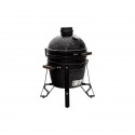 Gratar ceramic Kamado pe carbuni The Bastard Classic Compact, stand inclus, 78cm inaltime, diametru grila 33cm, BC105