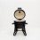 Gratar ceramic Kamado pe carbuni The Bastard Classic Compact, stand inclus, 78cm inaltime, diametru grila 33cm, BC105