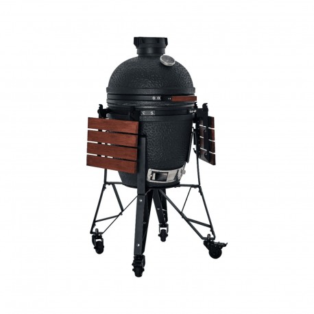 Gratar ceramic Kamado pe carbuni The Bastard Urban Medium, stand inclus, 114cm inaltime, diametru grila 42cm, BU103