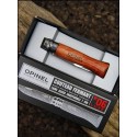 Cutit Opinel nr 6 inoxidabil lustruit lux cu maner din bubinga