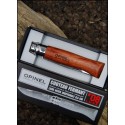 Cutit Opinel nr 8 inoxidabil lustruit lux cu maner din bubinga