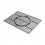 Gratar pe carbuni Activa Angular XXL 11250C, gratare din fonta 71 x 46 cm