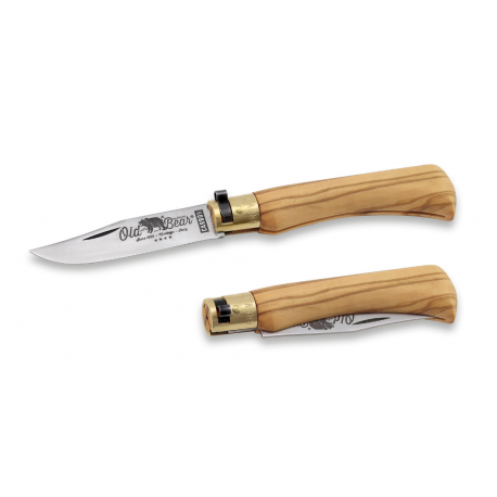 Briceag Old Bear Classical Carbon Walnut, lama 80 mm