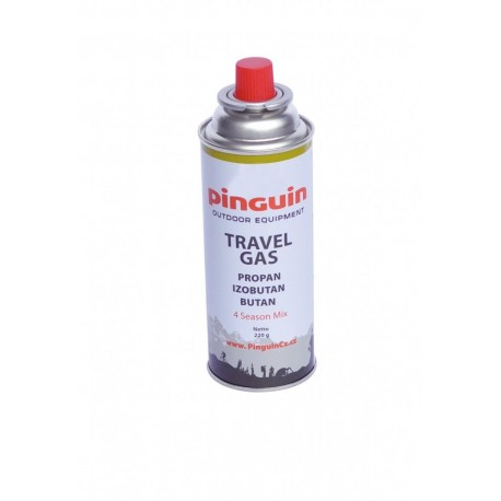 Cartus gaz valva Pinguin Travel Gas, 4 seasons, 220g, fara filet