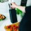 Set 5 cutite + suport Fiskars Edge, otel inoxidabil, negru
