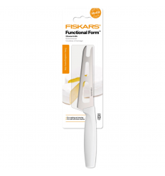 Cutit pentru branza Fiskars Functional Form, alb, 315 mm, 50 g