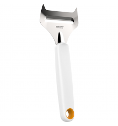 Dispozitiv pentru feliat branza moale Fiskars Functional Form, alb, 255 mm, 40 g