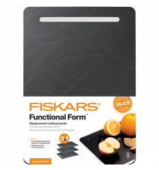 Set 3 tocatoare plastic Fiskars Functional Form