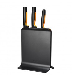 Set suport din plastic + 3 cutite Fiskars Functional Form