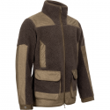 Jaheta barbati Blaser Sherpa fleece dark brown