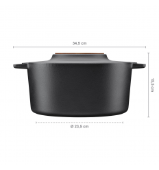 Cratita din fonta Fiskars Norden, 6 L