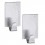 Set 2 suporti Wenko Rectangle 4378010100