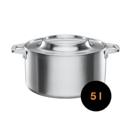 Oala din otel inoxidabil, fara acoperire antiaderenta, Fiskars Norden (5l)