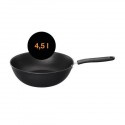Tigaie wok, din aluminiu, antiaderenta, Fiskars Functional Form, 28 cm