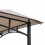 Pavilion gazebo din otel pentru gratar cu copertina Sunjoy Linas 244cm x 152cm negru/gri deschis A103002202