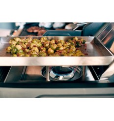Tava din otel inoxidabil tip Plancha pentru arzator lateral gratar Monroe seria 3 sau 4 Enders 7712