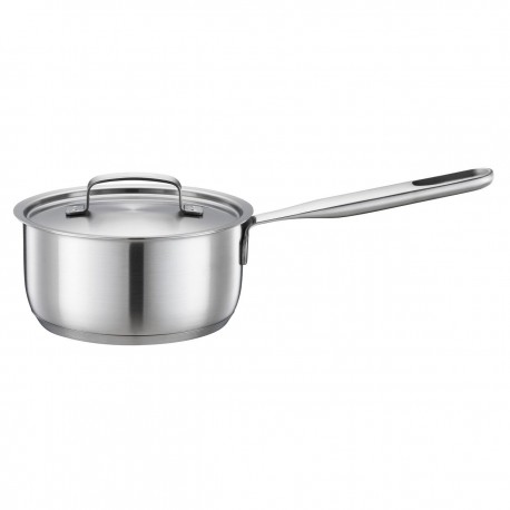 Cratita cu capac, din otel inoxidabil, fara acoperire antiaderenta, Fiskars All Steel, 1.5 l