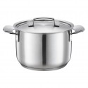 Oala cu capac, din otel inoxidabil, fara acoperire antiaderenta, Fiskars All Steel, 3 l