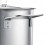 Oala cu capac, din otel inoxidabil, fara acoperire antiaderenta, Fiskars All Steel, 5 l