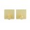 Set 2 bucati carlige Wenko Aluminium Ureo auriu mat 54860100