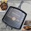 Tigaie grill adanca patrata din fonta cu maner triplu asezonata Lodge Blacklock 29 cm L-BL65GP