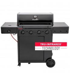 Gratar pe gaz Char-Broil Essential 4 G cu 4 arzatoare, grile din fonta, TRU-Infrared 140235