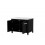 Modul bucatarie de exterior dulap jos cu 2 usi si rafturi de depozitare, blat de lucru din inox 90x60x70 cm Cozze 90536