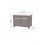 Modul bucatarie de exterior dulap jos cu 2 usi si rafturi de depozitare, blat de lucru din inox 90x60x70 cm Cozze 90536