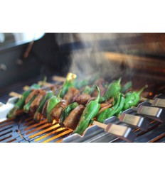 Set 6 tepuse metalice pentru gatit kebab si frigarui la gratar Enders 8802