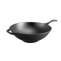 Tigaie Wok din fonta cu maner Chef Collection Lodge 31 cm L-C12W