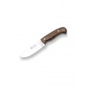 Cutit Joker Montes II Outdoor, maner lemn de nuc, cu teaca piele