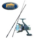 Kit de pescuit crap Lineaeffe Lanseta Carp Beater 3.60m 2buc. + Mulineta Vigor Carp