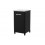Modul bucatarie de exterior dulap inalt cu 1 usa, spatiu depozitare butelie si blat de lucru din inox 60x60x110 cm Cozze 90537