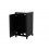 Modul bucatarie de exterior dulap inalt cu 1 usa, spatiu depozitare butelie si blat de lucru din inox 60x60x110 cm Cozze 90537