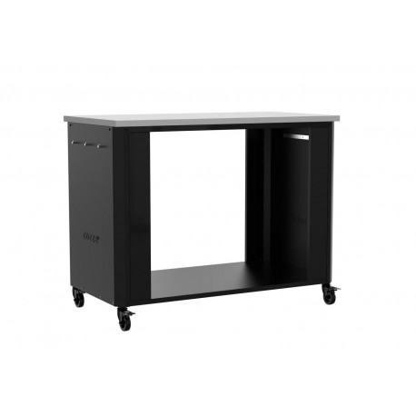 Modul bucatarie de exterior dulap deschis, blat de lucru din otel inoxidabil 115x60x90 cm Cozze 90535
