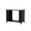 Modul bucatarie de exterior dulap deschis, blat de lucru din otel inoxidabil 115x60x90 cm Cozze 90535