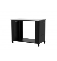 Modul bucatarie de exterior dulap deschis, blat de lucru din otel inoxidabil 115x60x90 cm Cozze 90535