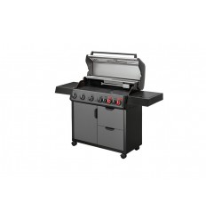 Gratar pe gaz, 6 arzatoare inox, arzator infrarosu, grile fonta, Enders Hyde 6 SIKR Turbo II 804433