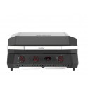 Gratar pe gaz tip plancha si grill cu 3 arzatoare si capac G-800 Combo Cozze 90505