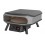 Cuptor pentru pizza pe gaz cu piatra rotativa, termometru digital si iluminat LED Premium Rotate 17 inci 43 cm Cozze 90442