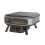 Cuptor pentru pizza pe gaz cu piatra rotativa, termometru digital si iluminat LED Premium Rotate 17 inci 43 cm Cozze 90442