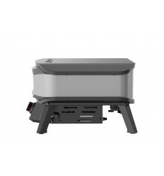 Cuptor pentru pizza pe gaz cu piatra rotativa, termometru digital si iluminat LED Premium Rotate 13 inci 33 cm Cozze 90440