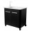 Modul bucatarie de exterior cu doua usi, cu chiuveta, robinet si blat de lucru din inox Cozze negru 90x60x90 cm RES02-90529