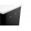 Modul bucatarie de exterior cu doua usi, cu chiuveta, robinet si blat de lucru din inox Cozze negru 90x60x90 cm RES02-90529