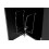 Modul bucatarie de exterior cu doua usi, cu chiuveta, robinet si blat de lucru din inox Cozze negru 90x60x90 cm RES02-90529