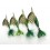 Lingurita rotativa verde Mepps nr. 1 / 4.0g