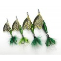 Lingurita rotativa verde Mepps nr. 1 / 4.0g