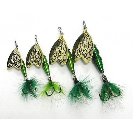 Lingurita rotativa verde Mepps nr. 2 / 7.0g