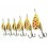 Lingurita rotativa gold Mepps nr. 2 / 4.5g