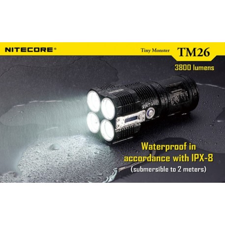 Lanterna LED reincarcabila Nitecore TM26 3800 lumeni
